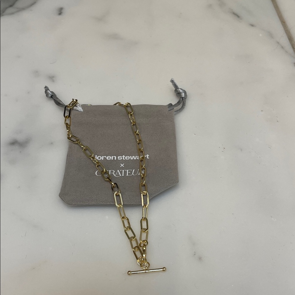 Loren Stewart Gold Link Necklace